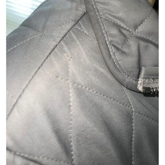 Authentic BURBERRY Grey Diamond Quilted Nova Check Utility Jacket Size S - Picture 13 of 15